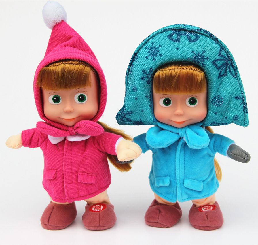 Giochi di Masha e Orso da comprare online_pupazzi Masha versione invernale