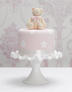 Torte decorate per battesimo_orsetto