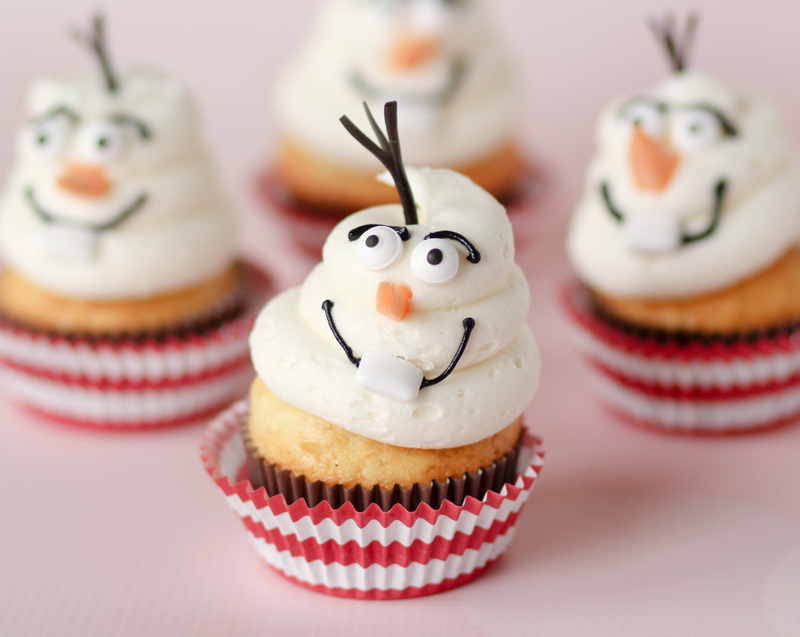 buffet per Festa a tema Frozen_cupcake Olaf