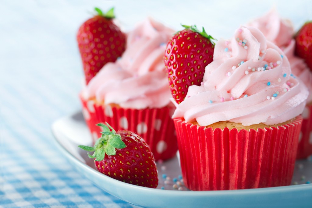 Dolci con le fragole- Cupcakes