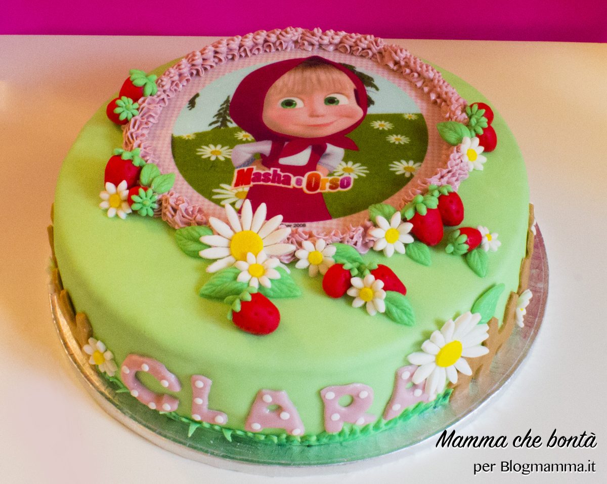 Decorazioni Per Torta Di Masha E Orso