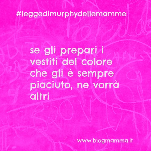 legge di murphy delle mamme