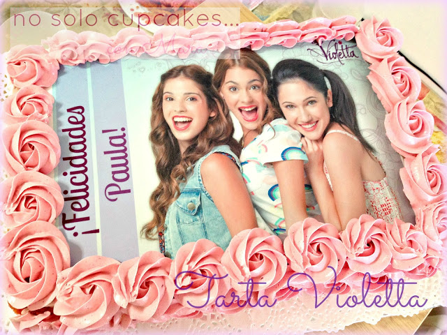 Torte di compleanno Violetta_cialda di zucchero e panna montata