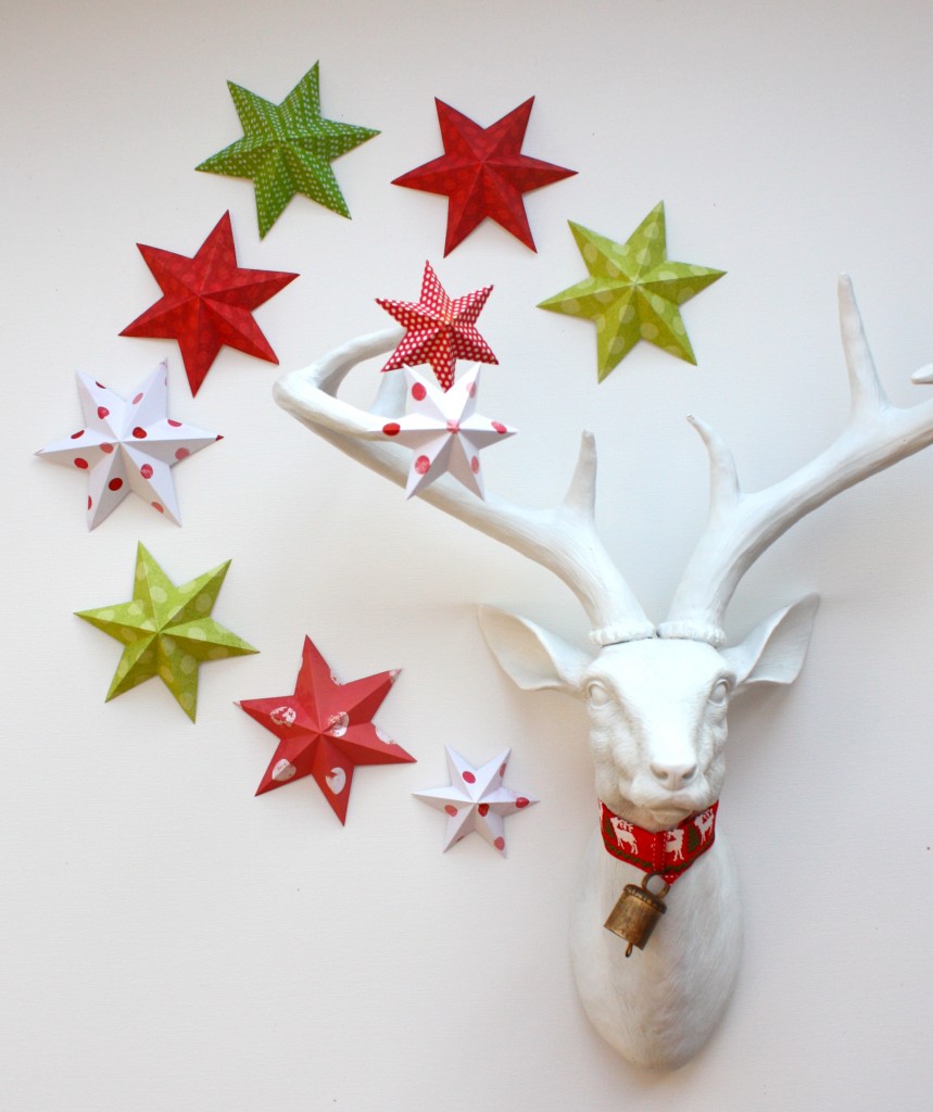 stelle fai da te per lavoretti e decorazioni di Natale