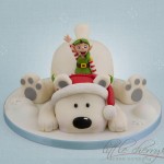 Panettoni decorati più belli del web_orso con Elfo