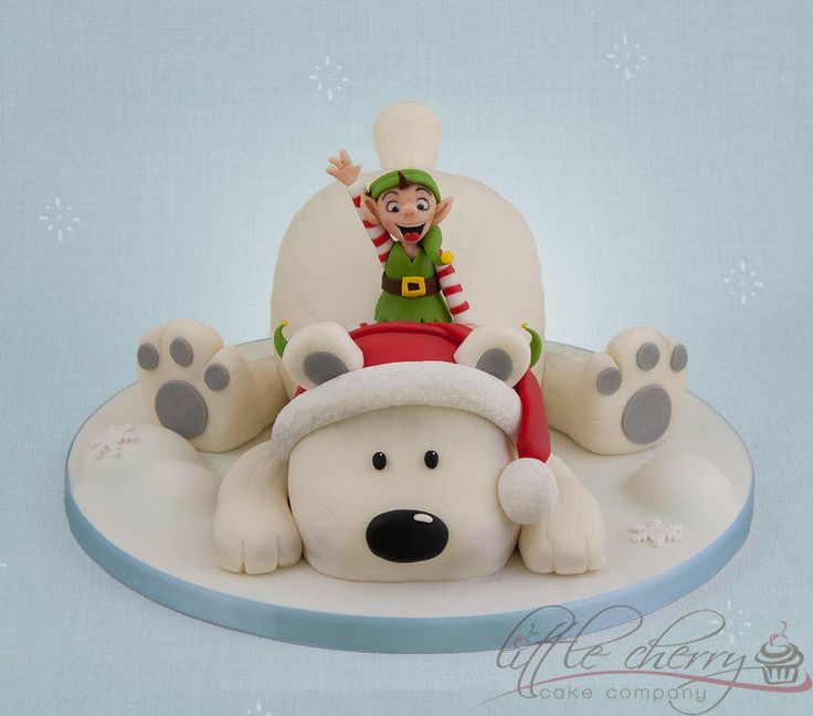 Panettoni decorati più belli del web_orso con Elfo
