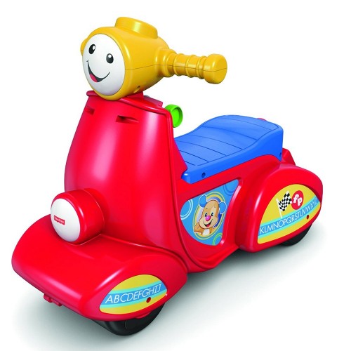 giochi cavalcabili scooter cagnolino fisher-price