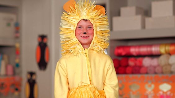 Costume Leone Per Adulti E Bambini - Set Con Cerchietto Orecchie, Coda E Adesivo Faccia - Per Carnevale E Halloween