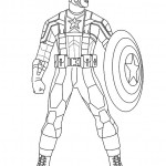 disegni di carnevale da colorare_captain America