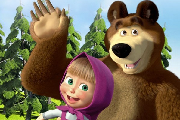 Maschera Di Masha E Orso The Bear Maschera Di Carnevale Masha E