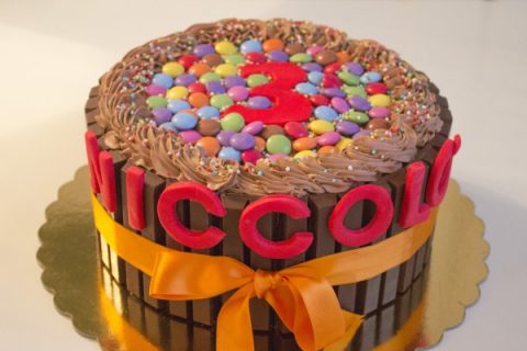 torta facile compleanno bambino con ganache cioccolato