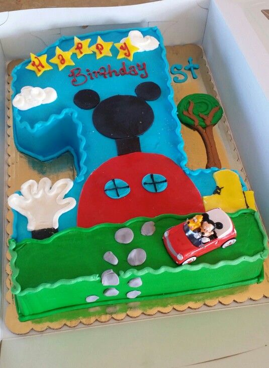 Torte Di Compleanno Di Topolino Con Numero Blogmamma It