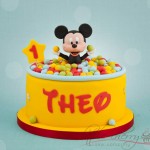 Torte di compleanno di Topolino_palline multicolor
