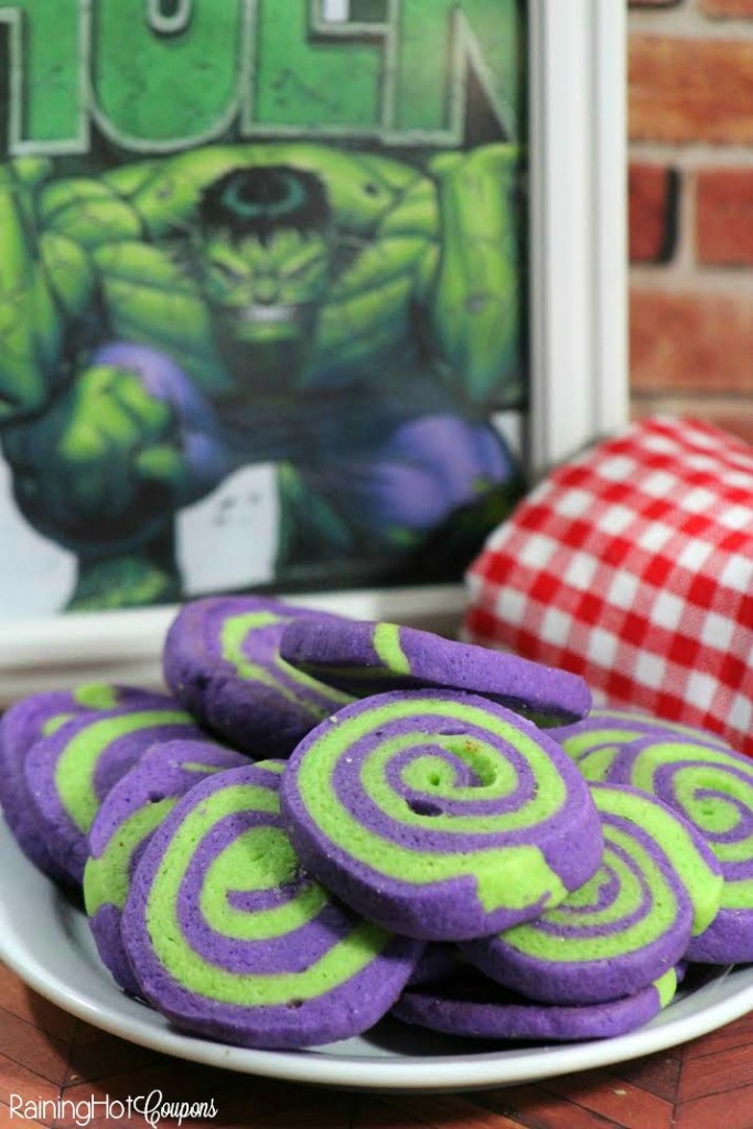 festa di compleanno degli avengers_biscotti di hulk