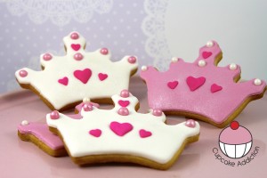 biscotti decorati per regalini fine festa_corona da principessa