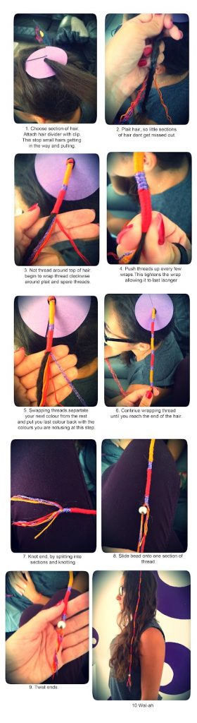 treccine colorate fai da te