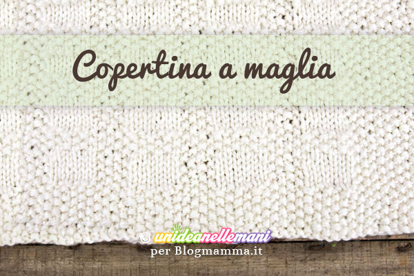 Lavori Ai Ferri Schema Copertina A Maglia Per Bambini