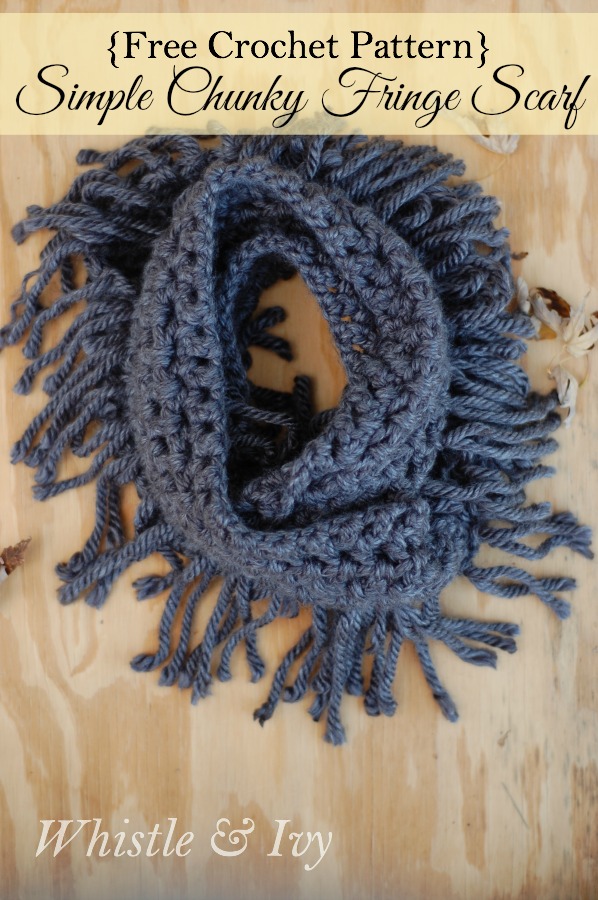 infinity scarf uncinetto