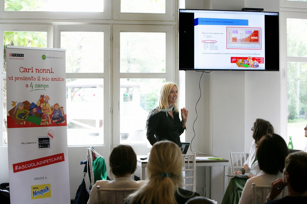 animali domestici nonni nipoti purina a scuola di petcare