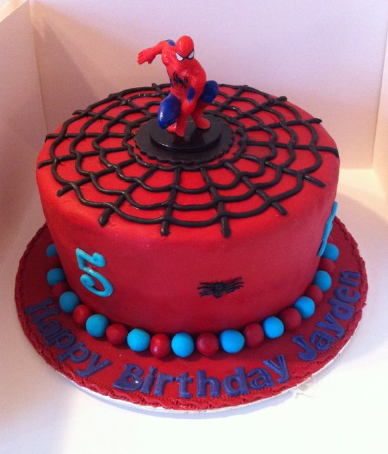 torte-di-compleanno-facili-per-bambini_spiderman