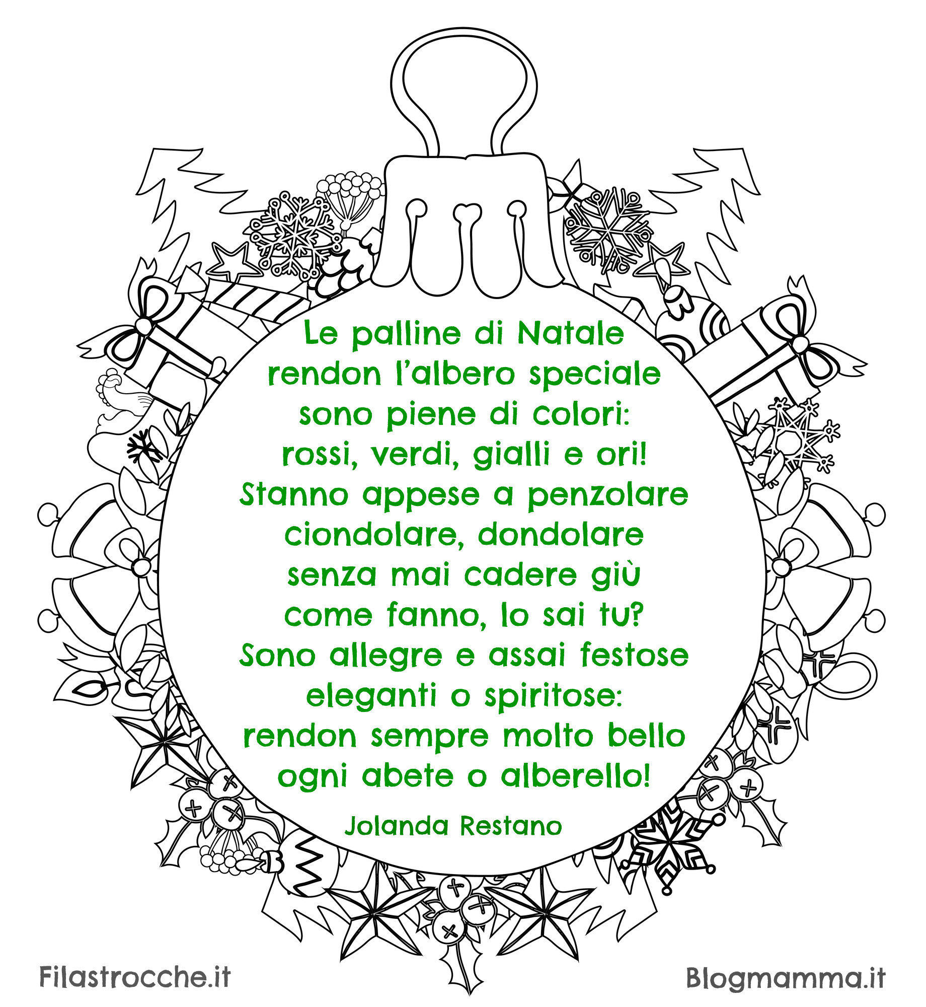 Poesie Di Natale Corte Per Bambini.Filastrocche Di Natale In Inglese E Italiano Per Bambini