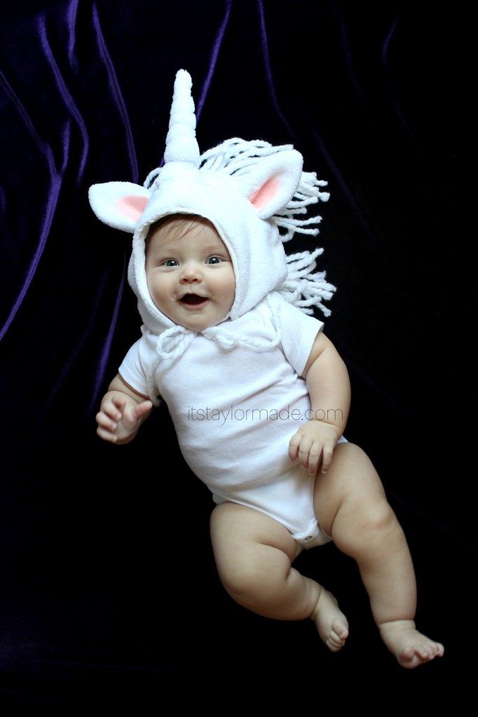 Costume di carnevale da unicorno fai da te per bambini_ neonato