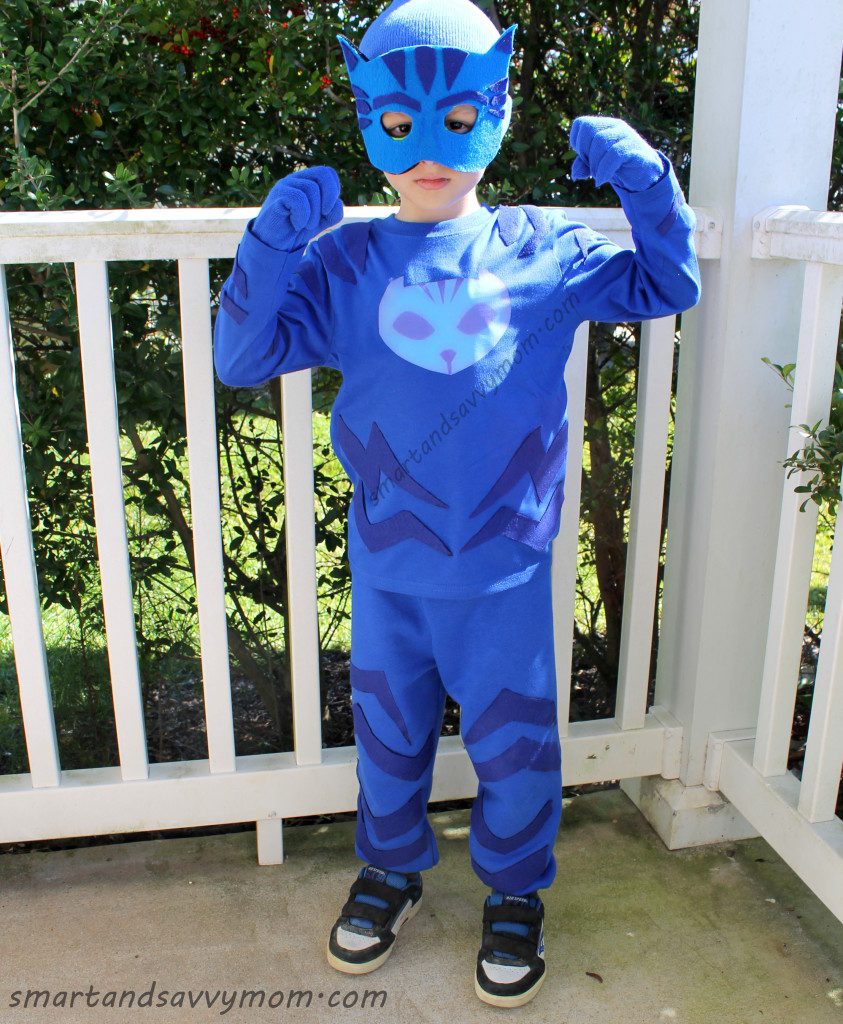 costume di Gattoboy dei PJ Masks fai da te