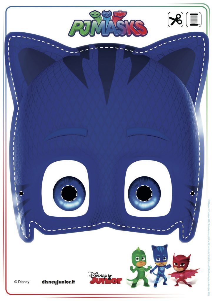 Costume di Gattoboy dei PJ Masks_maschera Gattoboy fai da te