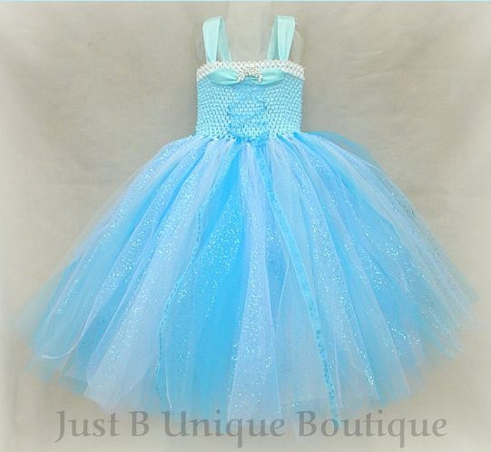 costume di Carnevale Frozen con gonna di tulle 