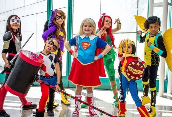 Costumi di carnevale dei Supereroi per bambine