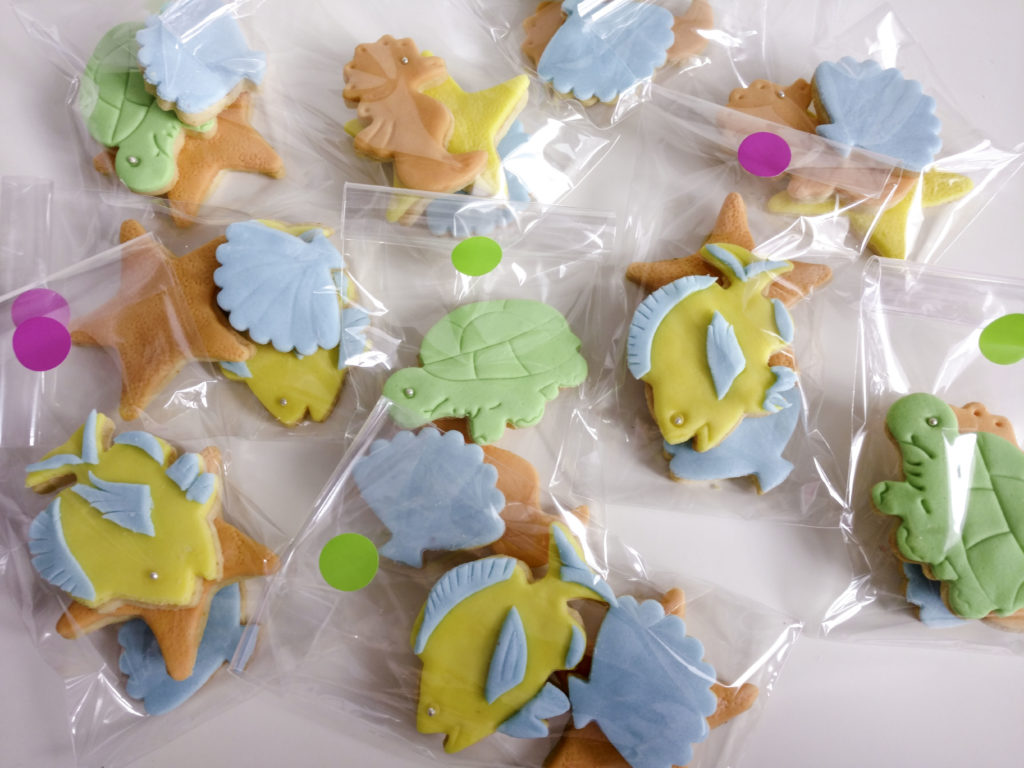 biscotti decorati per compleanno tema mare