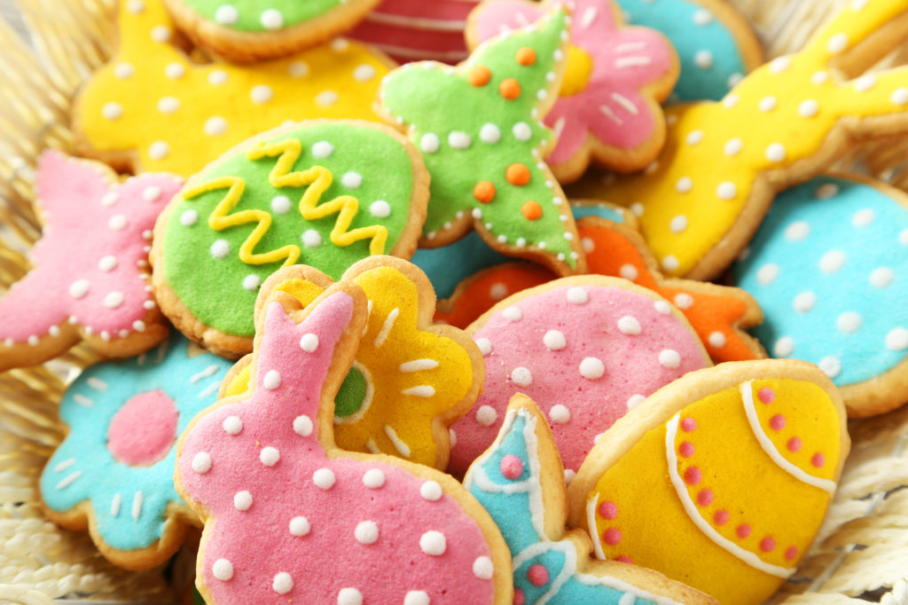 2 Set Di Cake Topper Pasqua Con Coniglietti, Ciglia, Naso E Scritta Happy Easter, Glitterati