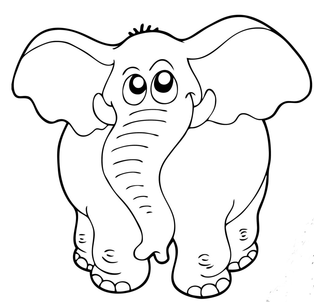 Animali Da Stampare E Colorare Elefante Blogmamma It