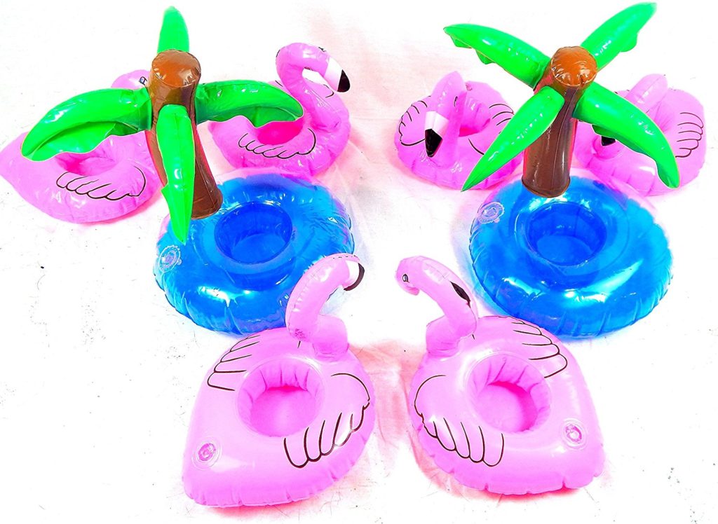 fenicottero rosa galleggianti bibite