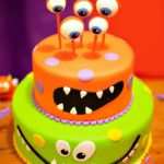 Torte di Halloween per feste di compleanno bambini con mostri