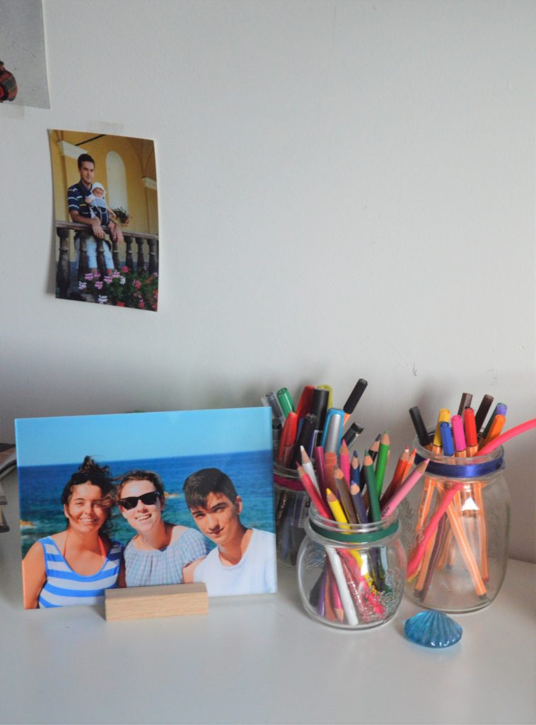 arredare la camera di un adolescente con le foto