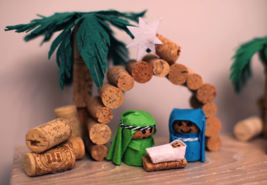 Capanna Per Presepe Fai Da Te capanna-presepe-fai-da-te-tappi-sughero - Blogmamma.it