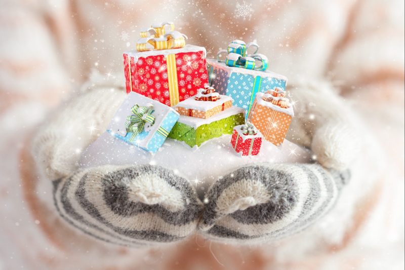 neve finta presepe lavoretti fazzoletti