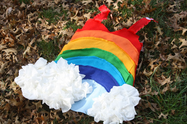 costume da arcobaleno fai da te