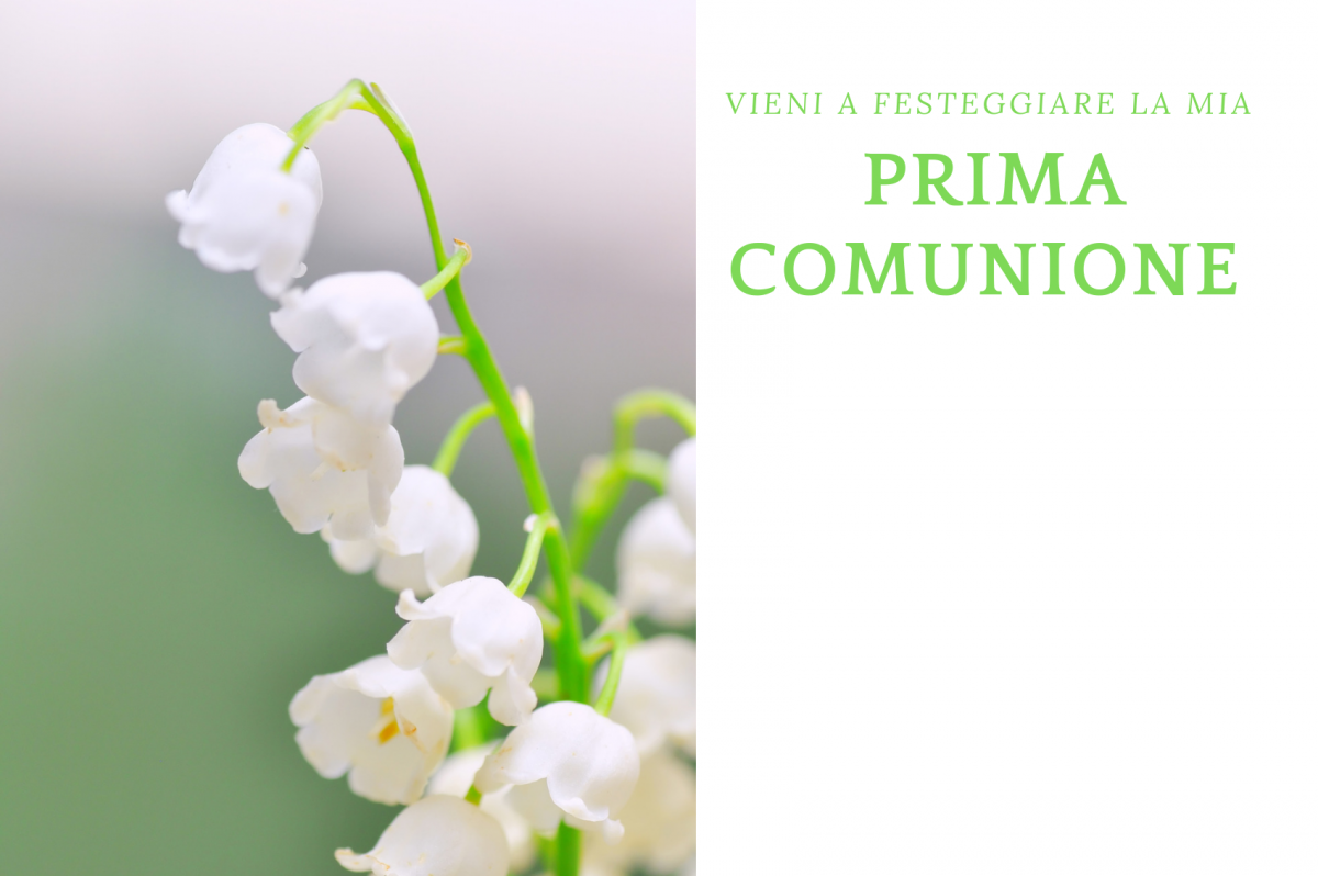 inviti per prima comunione bambina da mandare su whatsapp