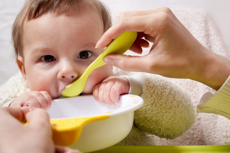 Svezzamento del bambino