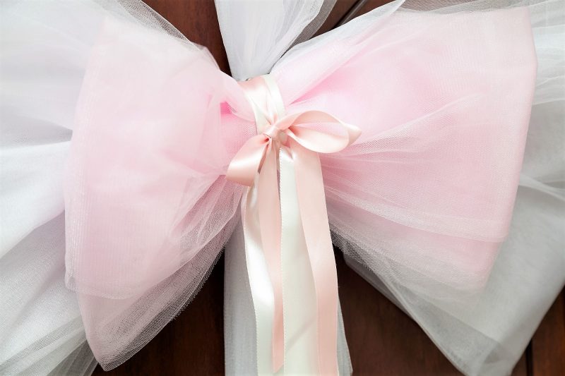 fiocco nascita in tulle fai da te