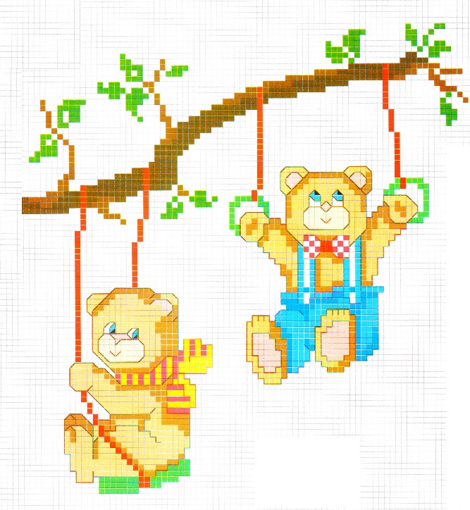Schemi A Punto Croce Per Copertine Federe Lenzuolini Tende Blogmamma It
